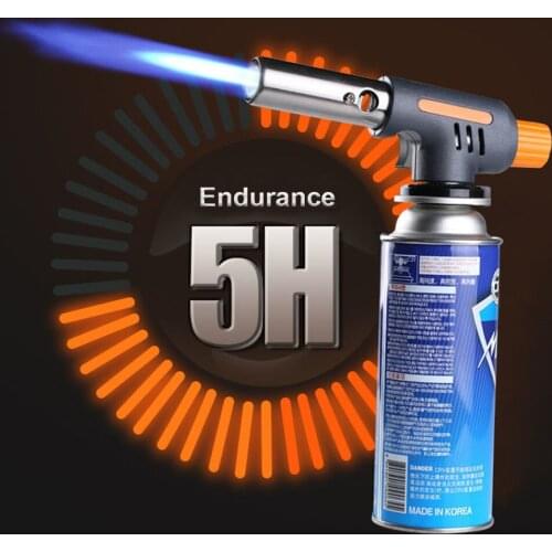 Butane Burner Welding Gas Torch Flame Gun Automatic Flamethrower Outdoor Camping BBQ Soldering Heat Gun Welding Equipment New