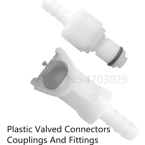 Hose Barb Quick Connector Unidirectional Check valve assembly