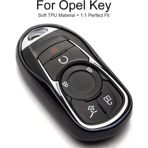 6 Colors TPU Car Key Case Cover For Opel Vivaro Astra K Mokka Antara Signum Zafira A Meriva Combo C Key Chain Ring Shell Styling
