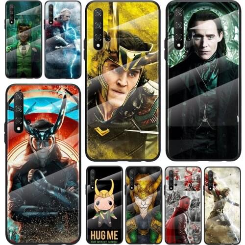 Marvel Loki Thor For Honor 30 20 10 9X 8X Pro Plus Lite Tempered Glass Hot New Shell Luxury Cover Phone Case