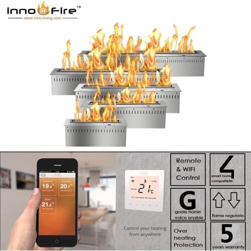 Inno-Fire 24 inch real fire automatic intelligent smart quemadores bioetanol
