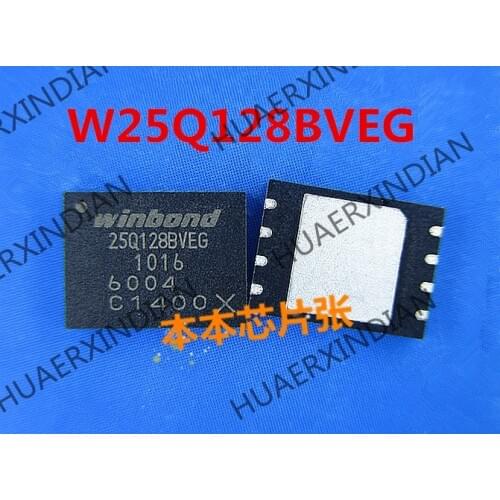 New W25Q128BVZEAG W25Q128BVEG 25Q128BVEG QFN high quality