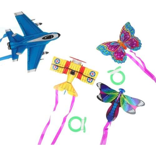 Hot Colorful Pocket Kite Outdoor Fun Sports Software Kite Flying Easy Flyer Kite Toy For Children Kids Novelty Interesting Toys
