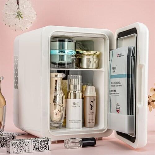 Mini Fridge 4L Beauty Refrigerator for Makeup Skin Care Freezer Portable Car and Home Hot Cold Freezer High Quality 12/220V BX25