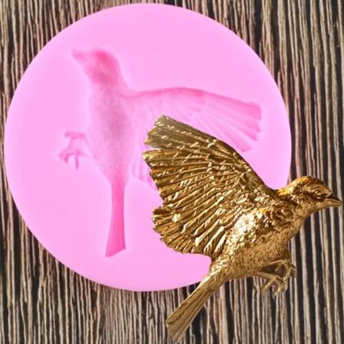 Birds Chocolate Party DIY Fondant Baking Cake Decorating Tools Silicone Mold Fondant Cake Sugar Craft Moulds