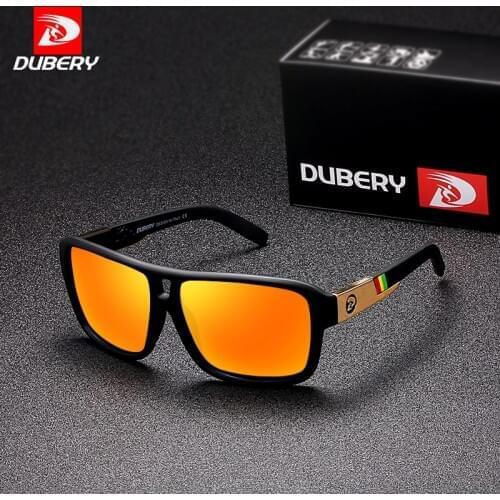 DUBERY Mens Polarized Sunglasses Aviation Driving Sun Glasses Men Women Sport Fishing Luxury Brand Designer Oculos UV400
