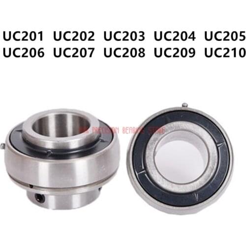 High Temperature Bearing Uc201 Uc202 Uc203 Uc204 Uc205 Uc206 Uc207 Uc208 Uc209 Uc210 (1 Pc) Celsius Set Screw Ball Bearings