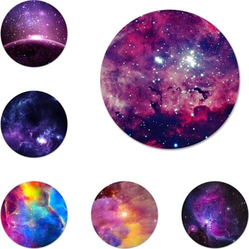 58mm Space Star Icons Pins Badge Decoration Brooches Metal Badges For Backpack Decoration