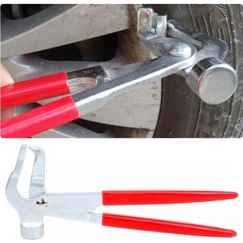 1 x Heavy Duty Remover Balancer Wheel Balance Weight Plier Hammer Cutter Tire Tool car tools