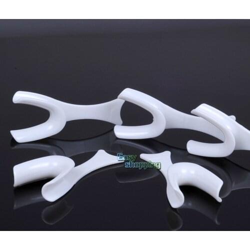 5pcs White Dental Retractor for Side Lip Expander Oral Mouth Cheek Openers