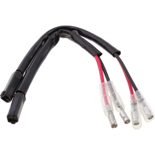 Pair Turn Signal Adapter Plug for Suzuki GSX1300R GSX 600 750 F TL1000 97-12 Enchufe adaptador de cableado de senal de vuelta