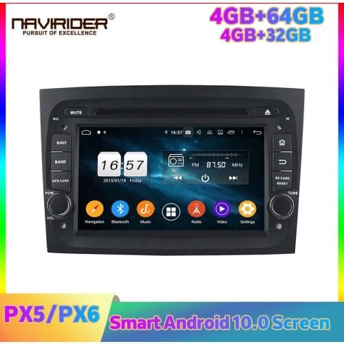 PX5 PX6 2din Car Radio Stereo Android Player For FIAT DOBLO 2016 2018 Carplay Head Unit Auto Multimedia GPS Navigation Autoradio