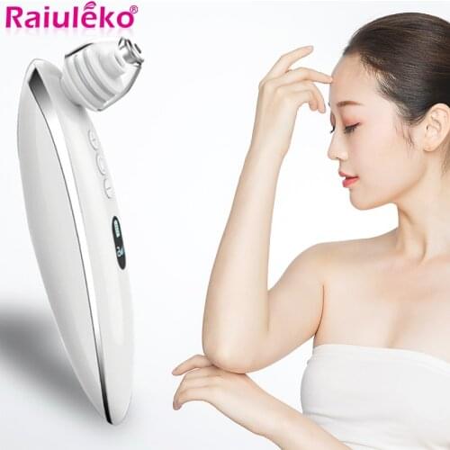 Electric Facial Pore Cleaner Blackhead Remover Vacuum Acne Cleanser Face Skin Care Beauty Instrument Exfoliating Comedones Salon