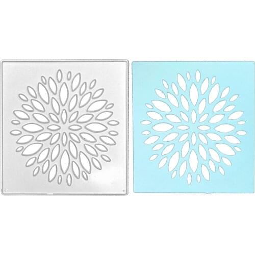 Julyarts Background Plate Frame Metal Cutting Dies Photo Album Scrapbooking Metal For Card Making DIY Metal Cutting Stencil Die