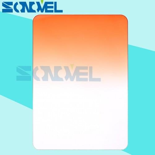 100mm*145mm Camera Filters Graduated Orange Z Series 100*145mm camera Square Filter for Lee Cokin Z series Pro Holder