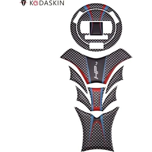 KODASKIN 3D Gas Tank Pad Stickers Decals Protectors for BMW HP4