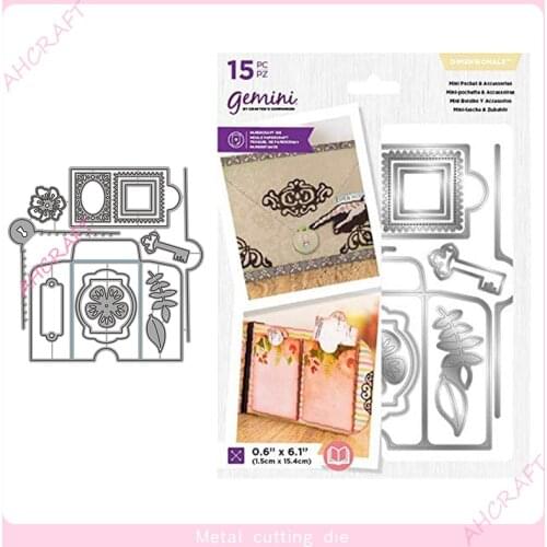 Envelope Invitation Card set Metal Cutting Dies for DIY Scrapbooking Photo Album Decorative Embossing Paper Card Crafts Die 2021