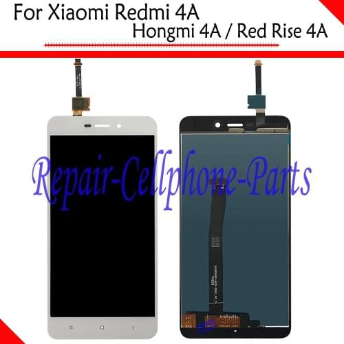 White New LCD Display + Touch Screen Digitizer Assembly + Frame For Xiaomi Redmi 4A / Hongmi 4A / Red Rise 4A Tracking Number