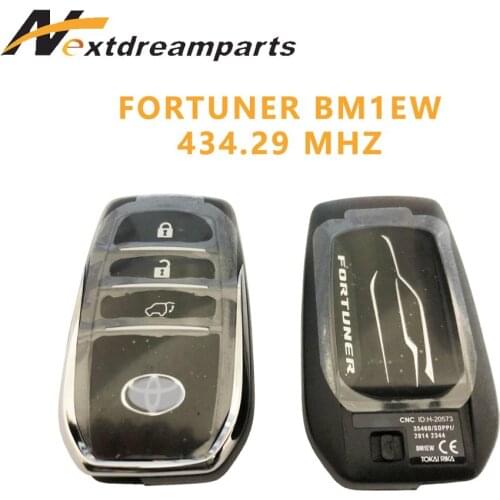 3 Buttons Genuine Car Key for Fortuner 434.29mhz 8A Chip