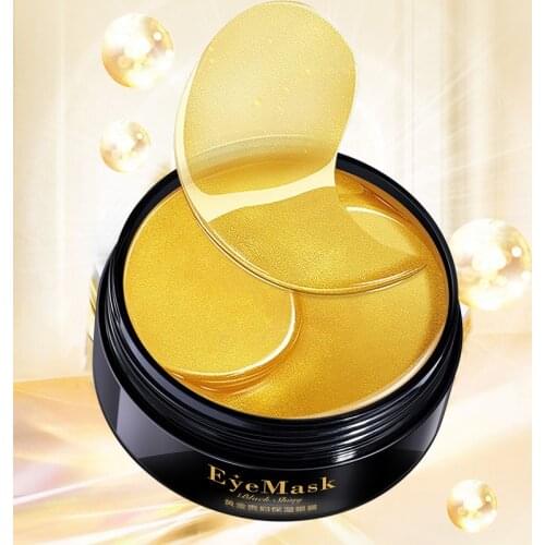 Moisturizing Gold Eye Mask Crystal Collagen Eye Patches for Eye Care Mask Dark Circles Removal Eyelid Patch Anti-Wrinkle Eye Pad