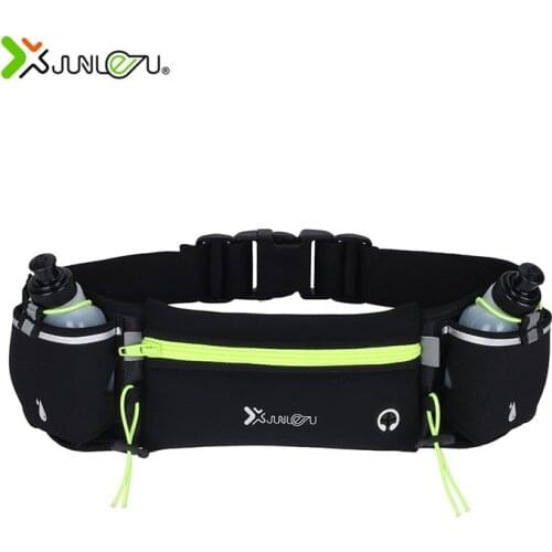 Marathon Dual Pocket Running Belt Trail Running Waist Bag For Phone Sports Fanny Pack Man/Woman Waist Pack Water Bottle 4849