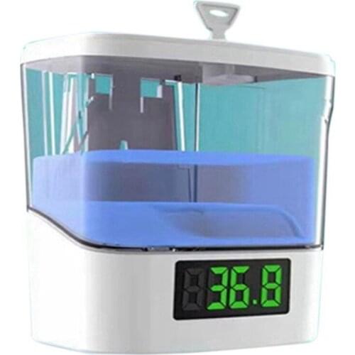 Voice Broadcast Thermometer Soap Dispenser Wall-Mount Automatic IR Sensor Touch-Free Soap Dispenser