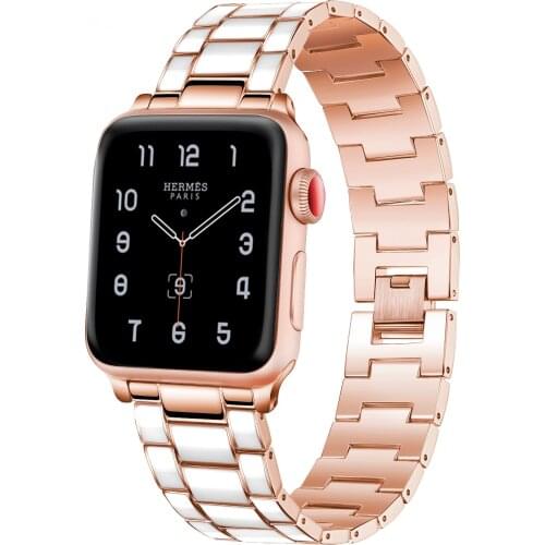 Newest Stainless Steel Strap For Apple Watch Series 6 SE Band 44mm 40mm iWatch Bands Series 5 4 For Applewatch 42mm 38mm Straps