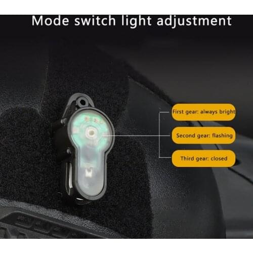 SIGNAL Light Helmet Safety Flashing For Bike Sports Driving Signal Lamp Hunting