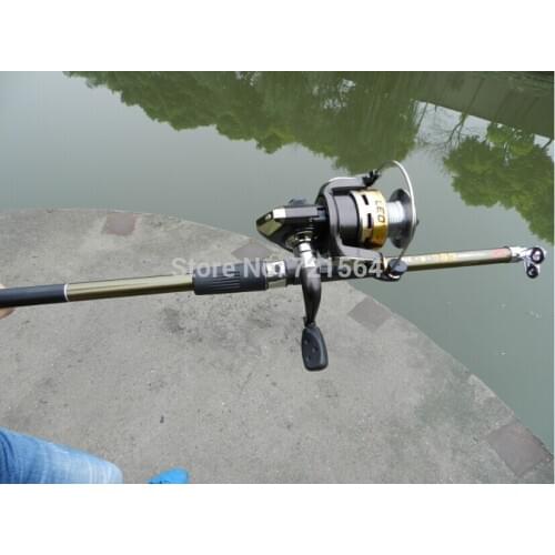 HENGJIA 2.1M carp fishing rods sea/river/lake fish vessel lure fishing baits armoured glass portable telescopic fishing tackles