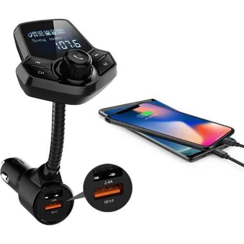 Universal Car Bluetooth Mp3 Player Car Handsfree Phone Wireless Multifunction Super Bass Cigarette Lighter USB Accessories