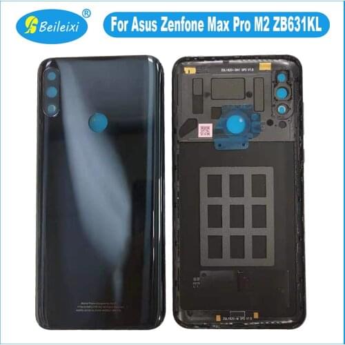 For Asus Zenfone Max Pro M2 ZB631KL Battery Back Cover Rear Door Panel Housing Protective Case Durable Back Cover