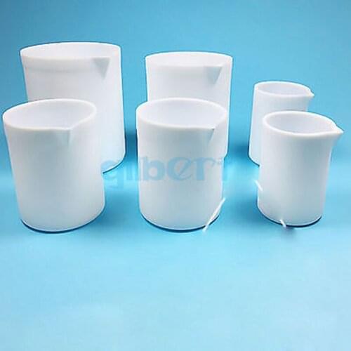 1000ml White Measuring Beaker PTFE Silicone Laboratory Ware High Quality