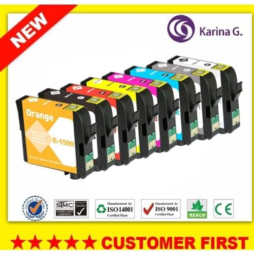 159 Compatible For Epson T1590 - T1599 Ink Cartridges Suit for Epson STYLUS PHOTO R2000 Photo R2000s