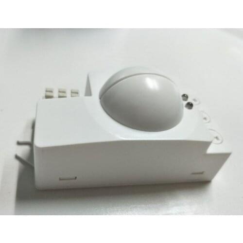 5pcs/lot 500W Microwave Motion Sensor 8 meter 2-2000Lux adjustable Light Radar Switch 220-240v AC input