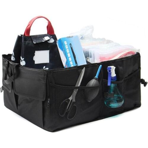 Large Multi-Use Car Rear Trunk Oxford Cloth Large Foldable Storage Case Bag Organizer