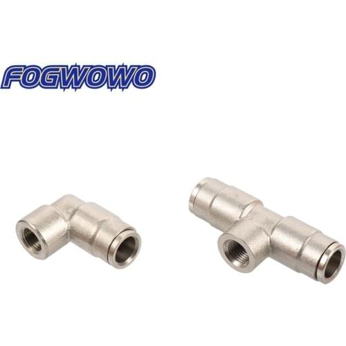 1/8" Female Thread to 3/8" Pipe Connection Quick connector 9.52mm Hose Fast Connectors Misting Fog water System Joint Couplings