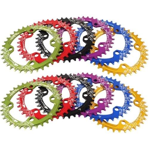 SNAIIL MTB Bike 104BCD Oval Round Chainwheel Chainring 32/34/36/38/40/42T Aluminum Alloy Narrow Wide Chain Ring