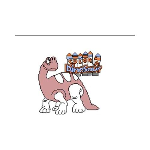 Color A Dinosaur 60 Pin 8 Bit Video Game Card Drop Shipping