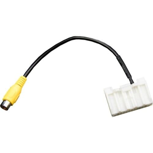 For Jeep Wrangler JKU JK YJ TJ JK J8 Rubicon Backup Camera Video Input Harness for in-Dash Radio Wire Harness AV Plug to Display