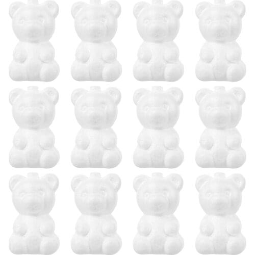 20pcs foam Bear, polystyrene bear, styrofoam bear for Valentines day Wedding Party Decoration
