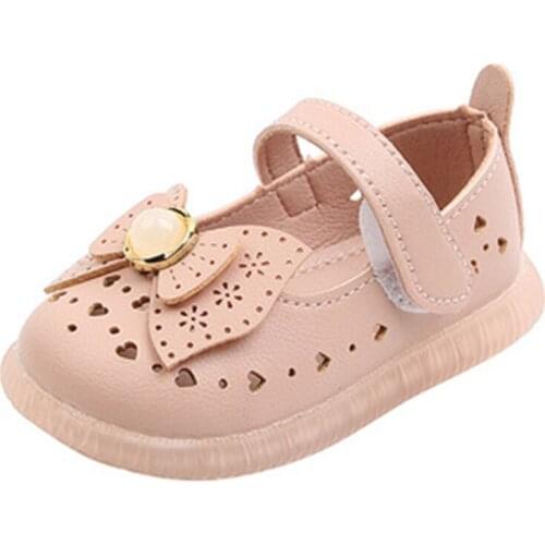 2021 New Childrens Shoes Girls Baby Child Princess Sandalias Breathable Hollow Soft Bottom Toddler Beach Shoes For Kids Hot
