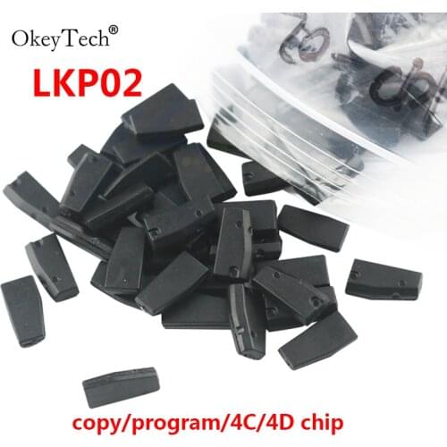 10pcs original Newest LKP02 LKP-02 chip can clone 4C/4D/G chip via Tango&KD-X2 LKP03 LKP-03 copy ID46 chip free shipping