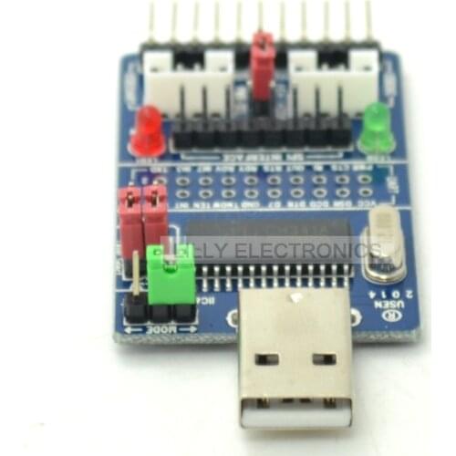 ALL IN 1 USB to SPI/I2C/IIC/UART/TTL/ISP serial Adapter