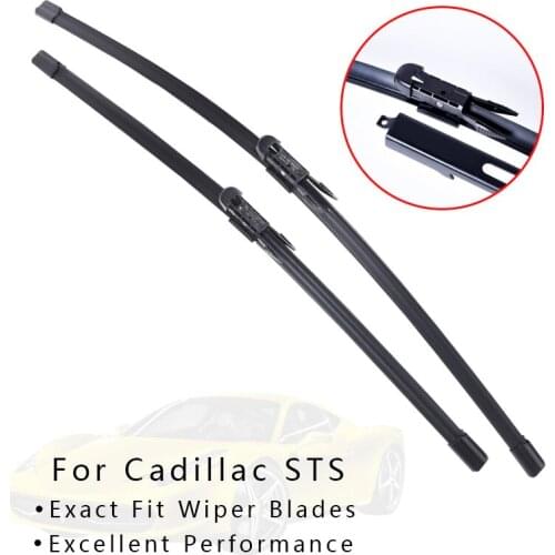 Wiper Blades for Cadillac STS Fit Pinch Tab Arms 2004 2005 2006 2007 2008 2009 2010 2011
