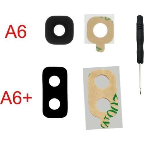 Camera Glass Lens For Samsung Galaxy A6 Plus A6+ 2018 A600 A605 Phone Housing New Rear Back Camera Safety Glass Replacement