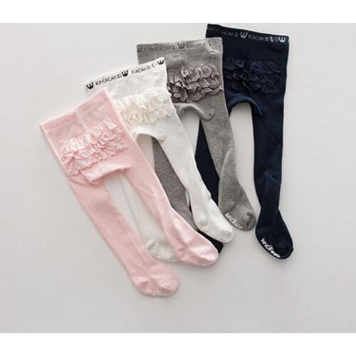 Baby Girls Toddler Kids Cotton Warm Tights Stockings Pantyhose Cute Ruffles Baby Girl Tights