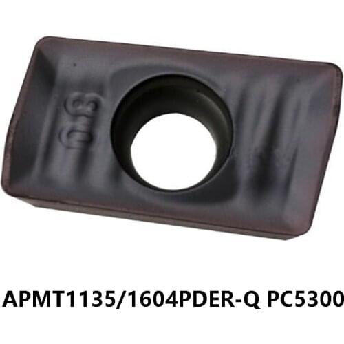 100% Original APMT1135PDER-Q APMT1604PDER-Q PC5300 APMT1135 APMT1604 PDER Carbide Inserts for Milling APMT 1135 1604 Lathe Tools