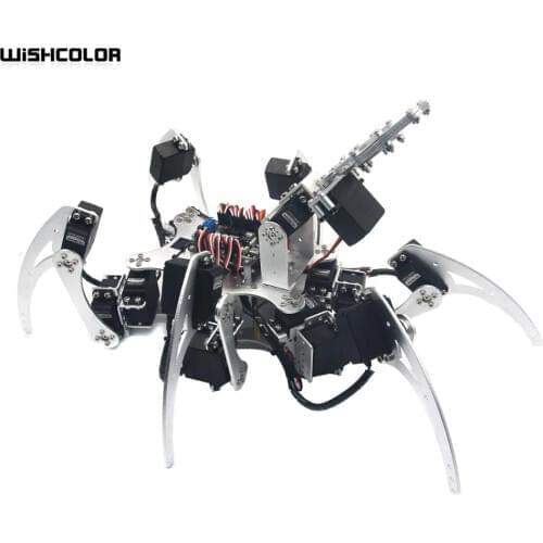 20DOF Aluminium Hexapod Robotic Spider Six Legs Robot with Claw & LD-1501 Servos & Controller