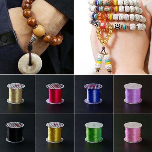 393Inch/Roll Strong Elastic Crystal Beading Cords 1mm for DIY Elastic Beaded Bracelets Jewelry Making Stretch Thread String Line
