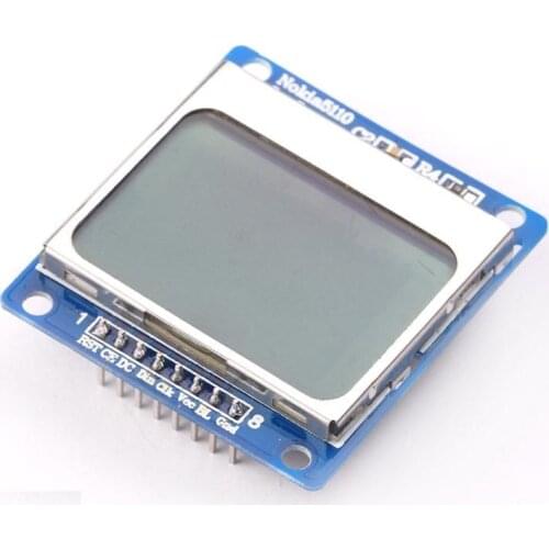 84x48 Nokia LCD Module Blue Backlight Adapter PCB Nokia 5110 LCD For Arduino